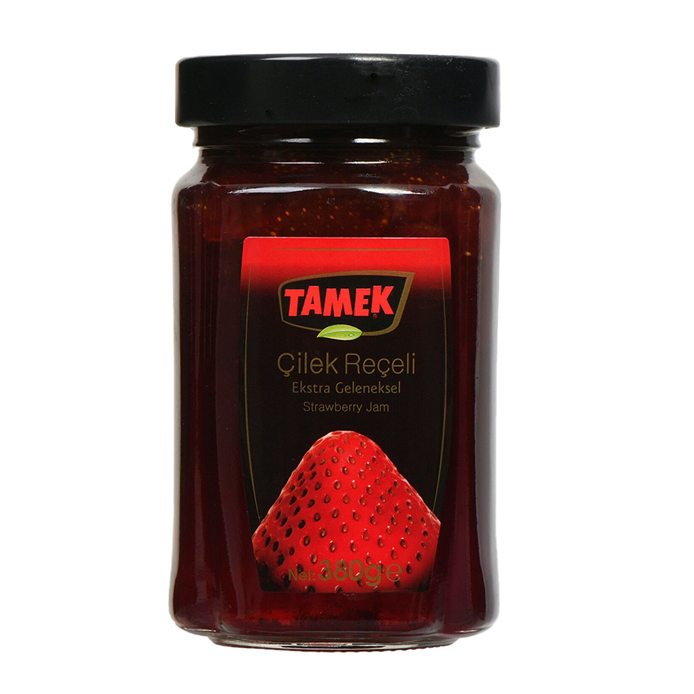 Tamek Çilek Reçeli Cam 380 Gr .