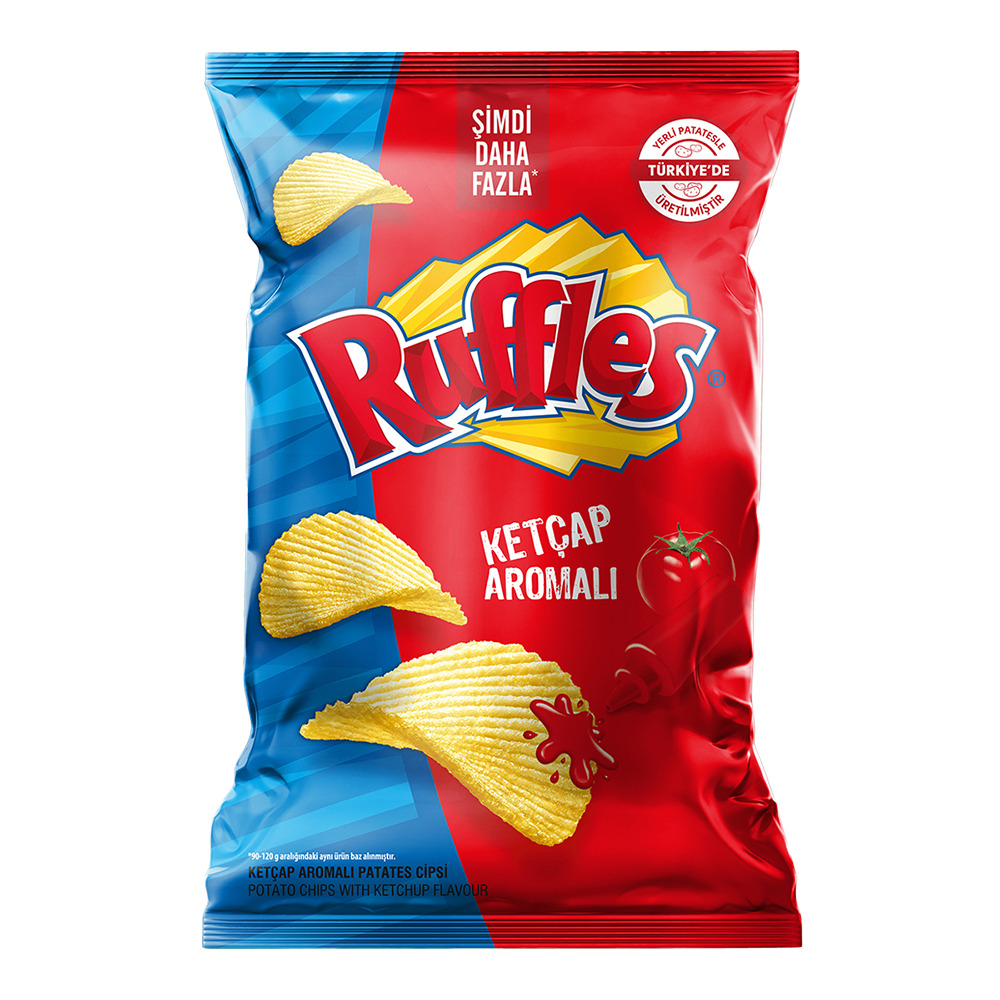Ruffles Patates Cipsi Ketçap Aromalı 125Gr