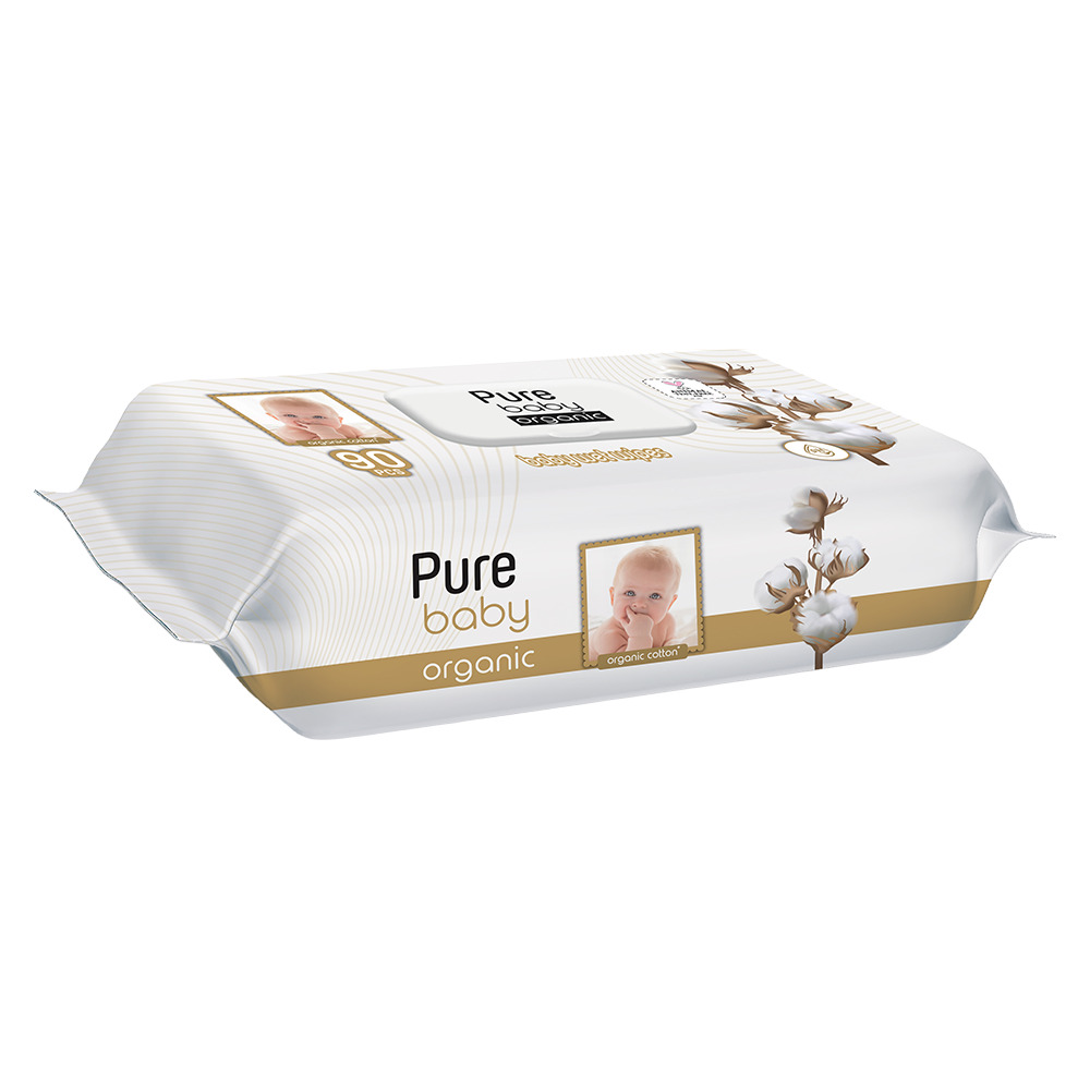 Pure Baby Organık Islak Havlu 90’lı