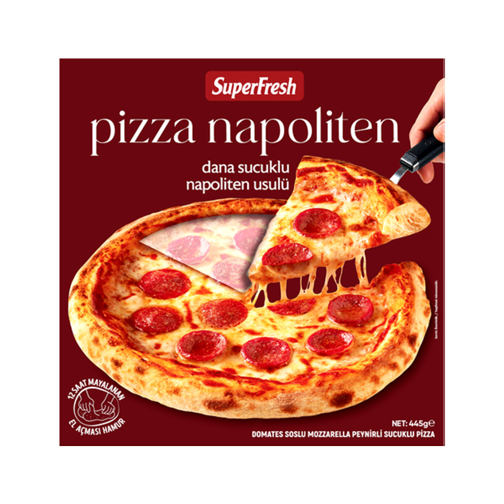 SuperFresh Dana Sucuklu Pizza Napoliten 445Gr