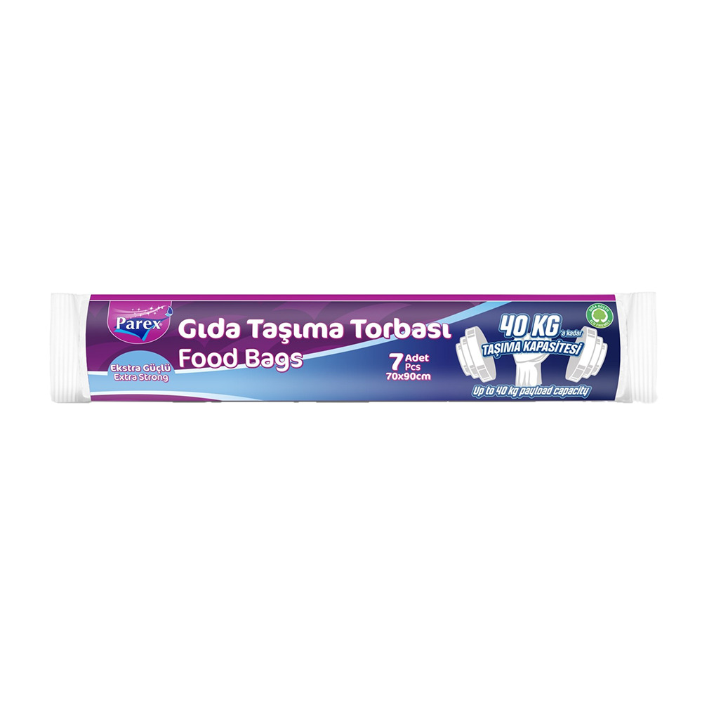 Parex Gıda Taşıma Torbası Extra Güçlü 70 x 90 Cm 7 Li 40 Kg Kapasiteli