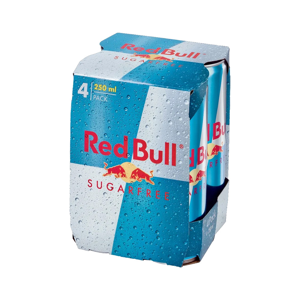 Red Bull Sugerfree Enerji İçeceği 4*250 Ml 