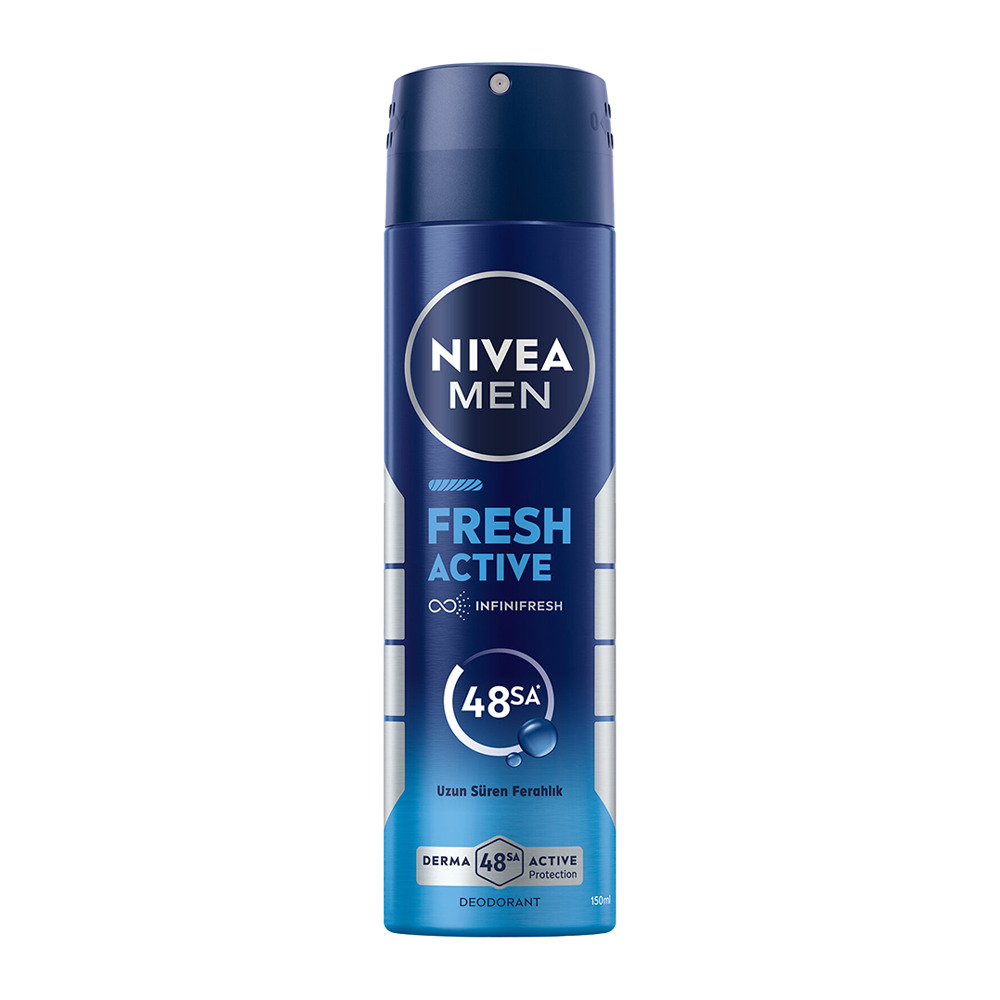 Nivea Men Fresh Active Erkek Deodorant Sprey 150 Ml