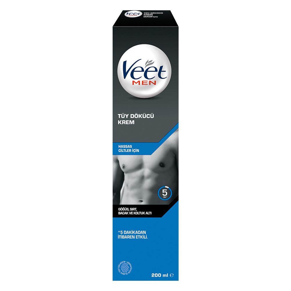 Veet Men Tüy Dökücü Krem Hassas Ciltler İçin 200 Ml