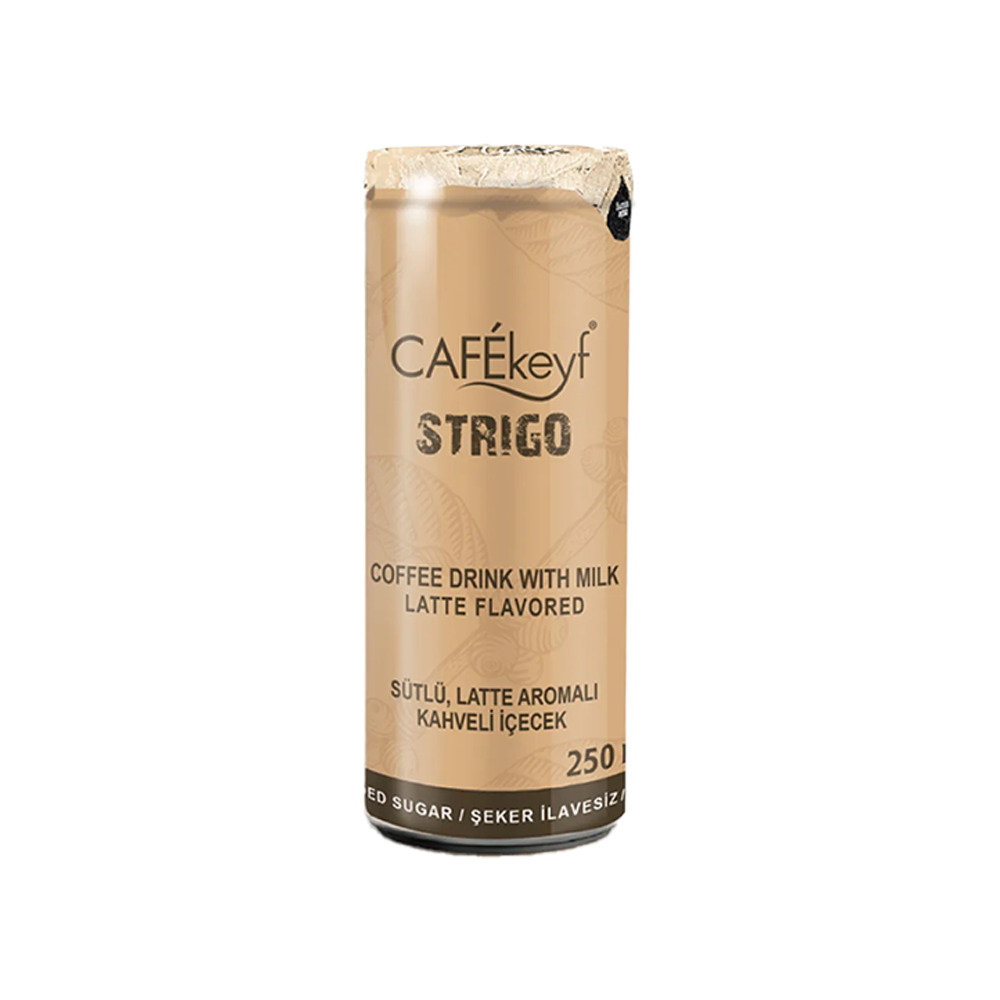 Cafekeyf Strıgo Soğuk Kahve Şekersiz Latte 250 Ml