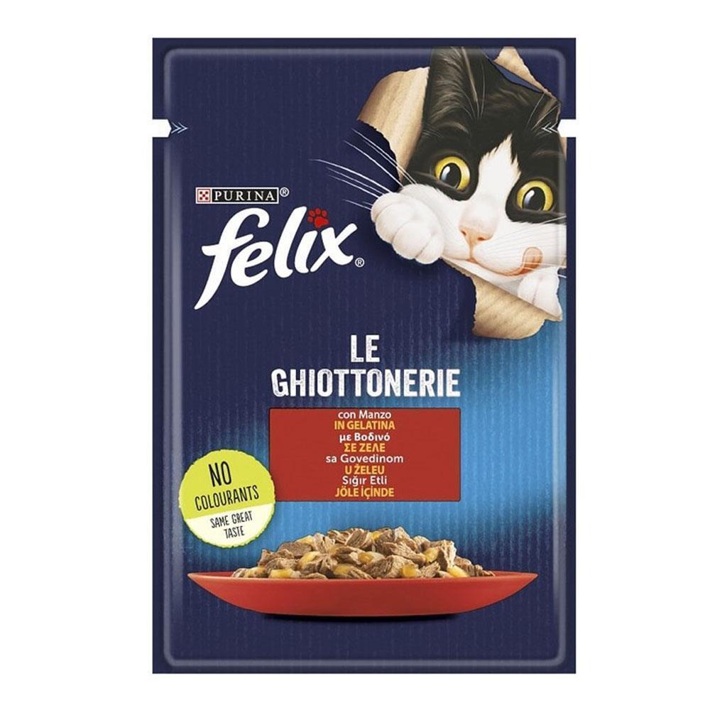 Purina Felix Sığır Etli Yaş Kedi Maması 85 Gr