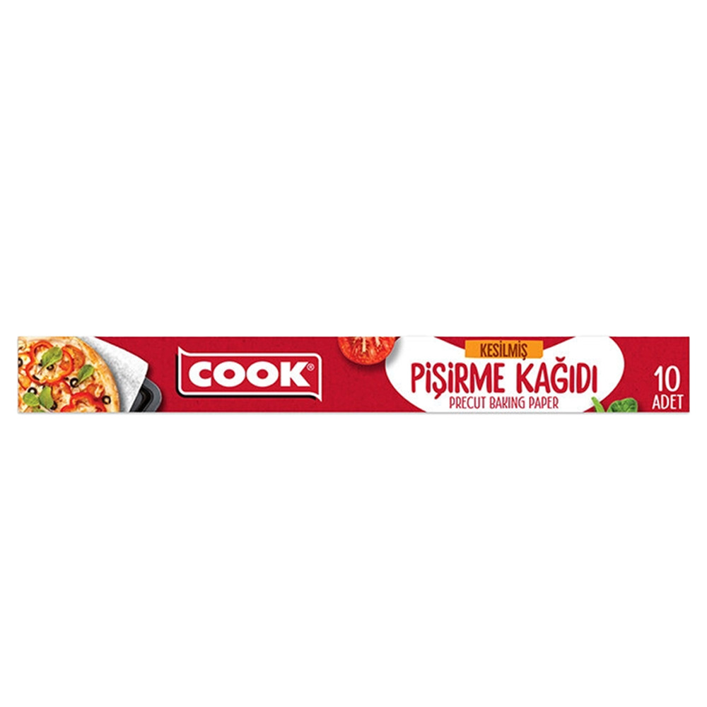 Cook Kesilmiş Pişirme Kağıdı 10'Lu