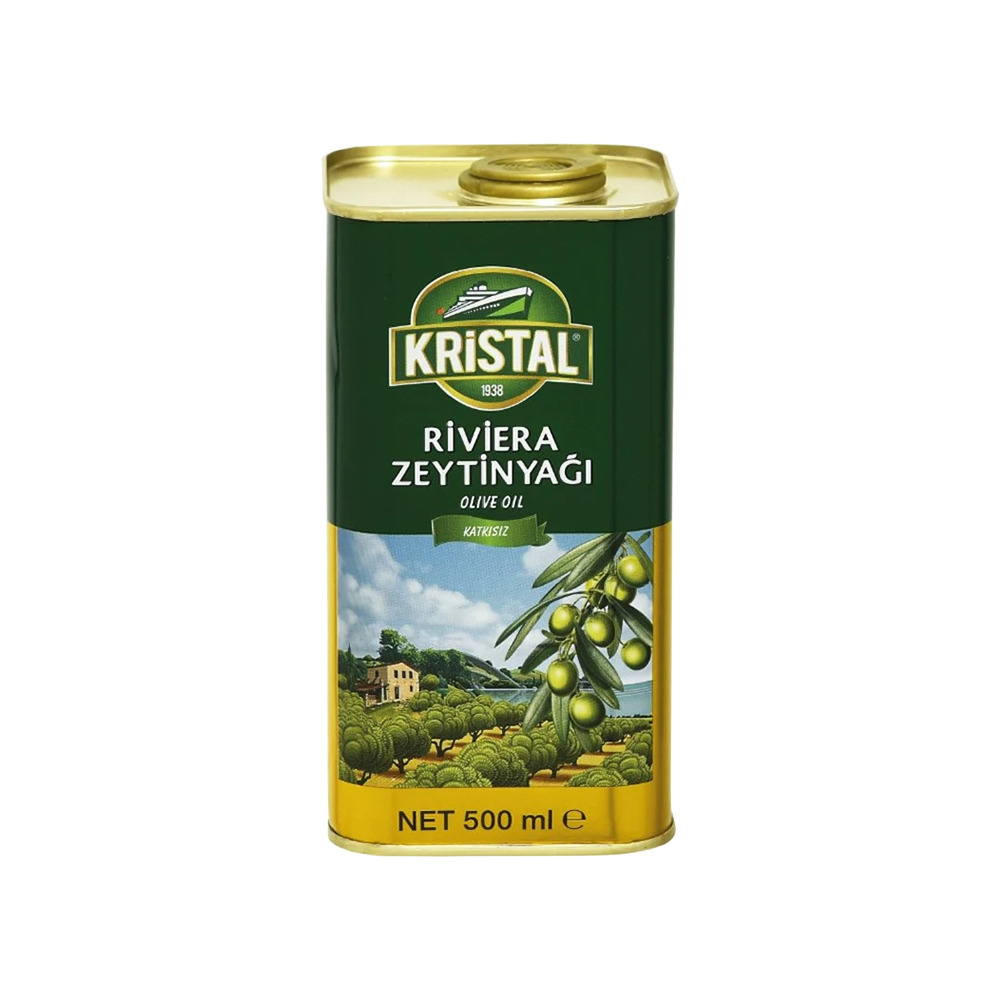 Kristal Zeytinyağı Riviera 500Ml Teneke