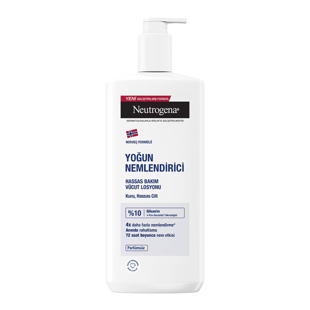 Neutrogena Yoğun Nemlendirici Hassas Bakım Vücut Losyonu 400 Ml