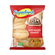 SuperFresh 7/24 Fırından Baget 8 li Sade