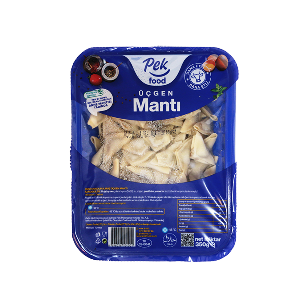 Pek Food Üçgen Mantı 350G