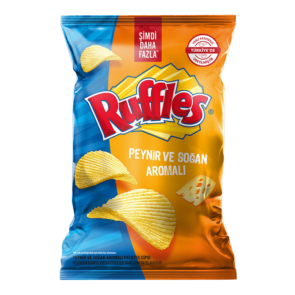 Ruffles Patates Cipsi Peynir Ve Soğan 125Gr