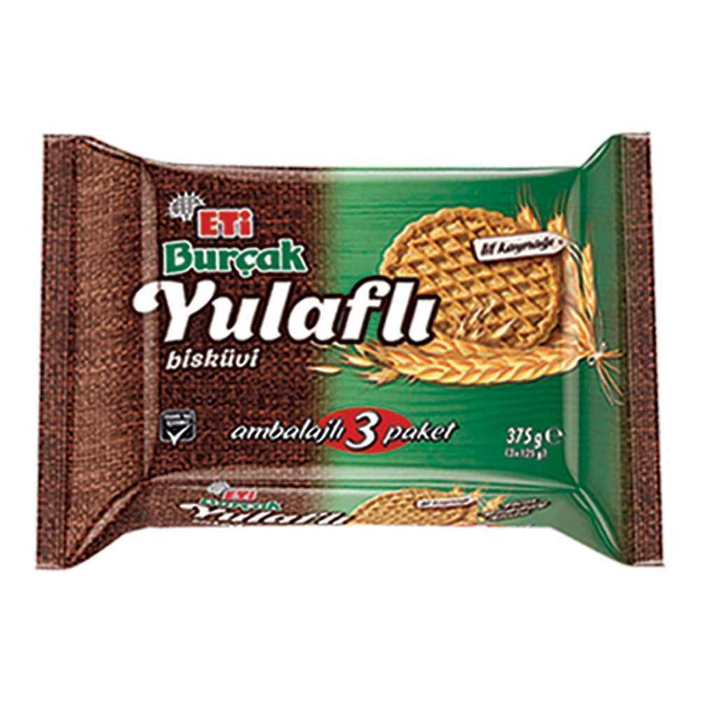 Eti Yulaflı Bisküvi 3*125 Gr