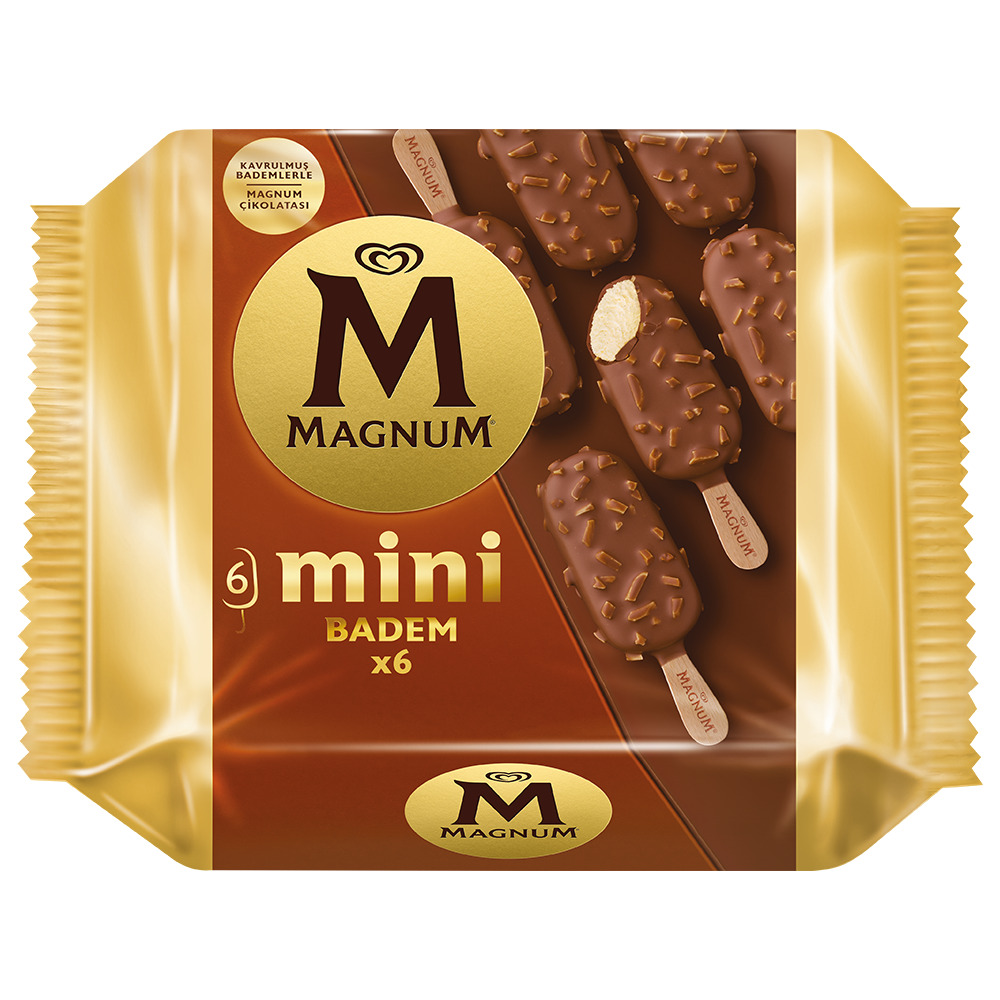 Magnum Mini Badem 6'lı Paket 330 Ml