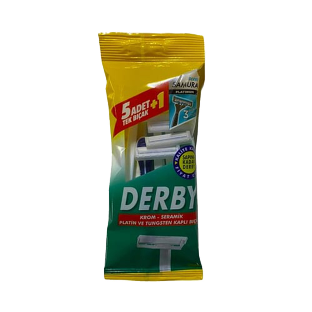 Derby Tek Bıçaklı 5+1 Li Poşet