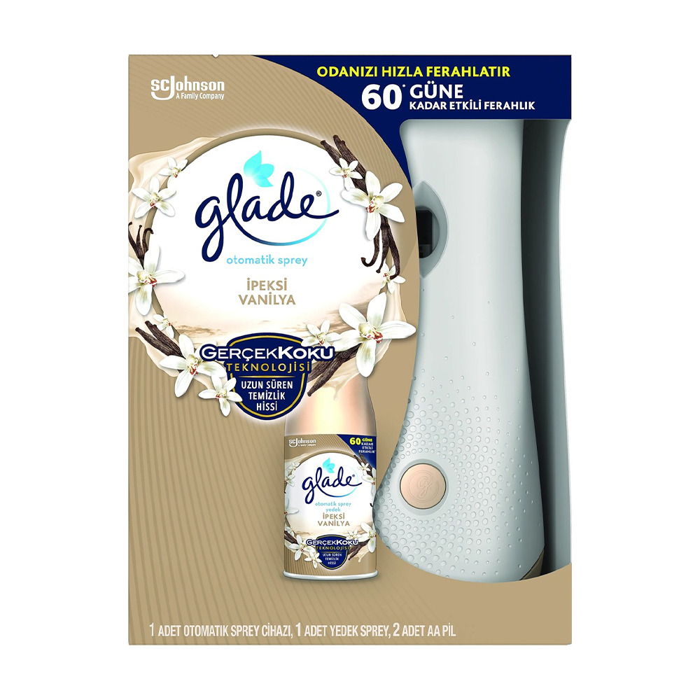 Glade Otomatik Sprey Makine + Yedek  Vanilya 269 Ml