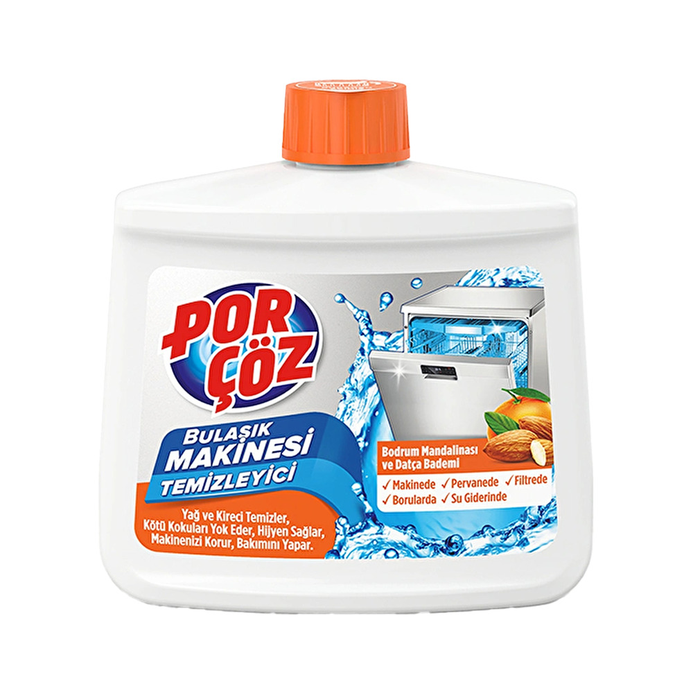 PorÇöz Bulaşık Makinesi Temizleyici Bodrum Mandalinası & Datça Bademi 250Ml 