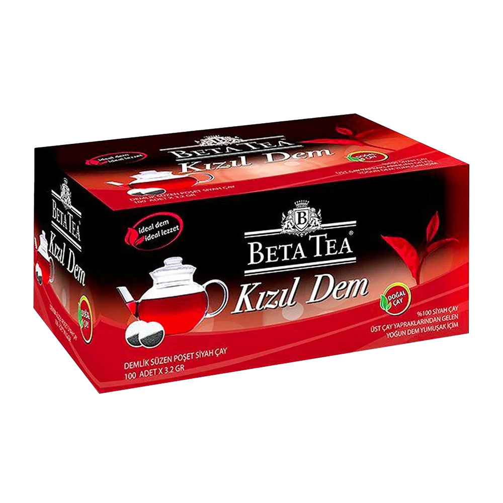 Beta Kızıldem Demlik Poşet Siyah Çay 100’lü **