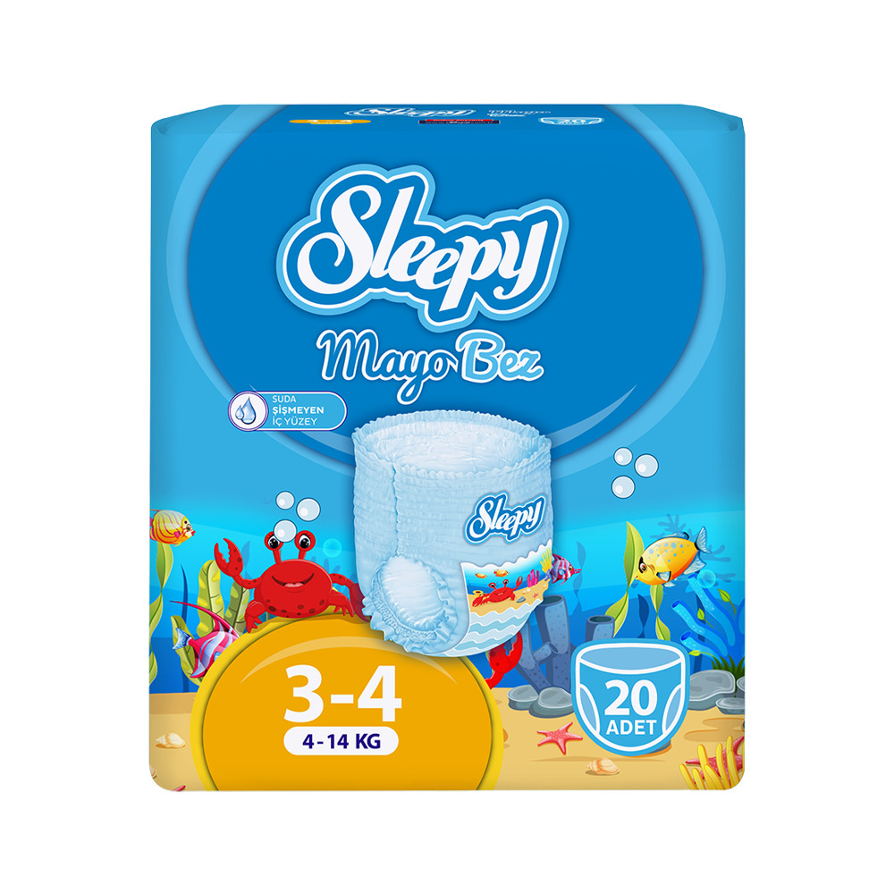 Sleepy Mayo Bez Maxı No:3-4 20 Li 4-14 Kg