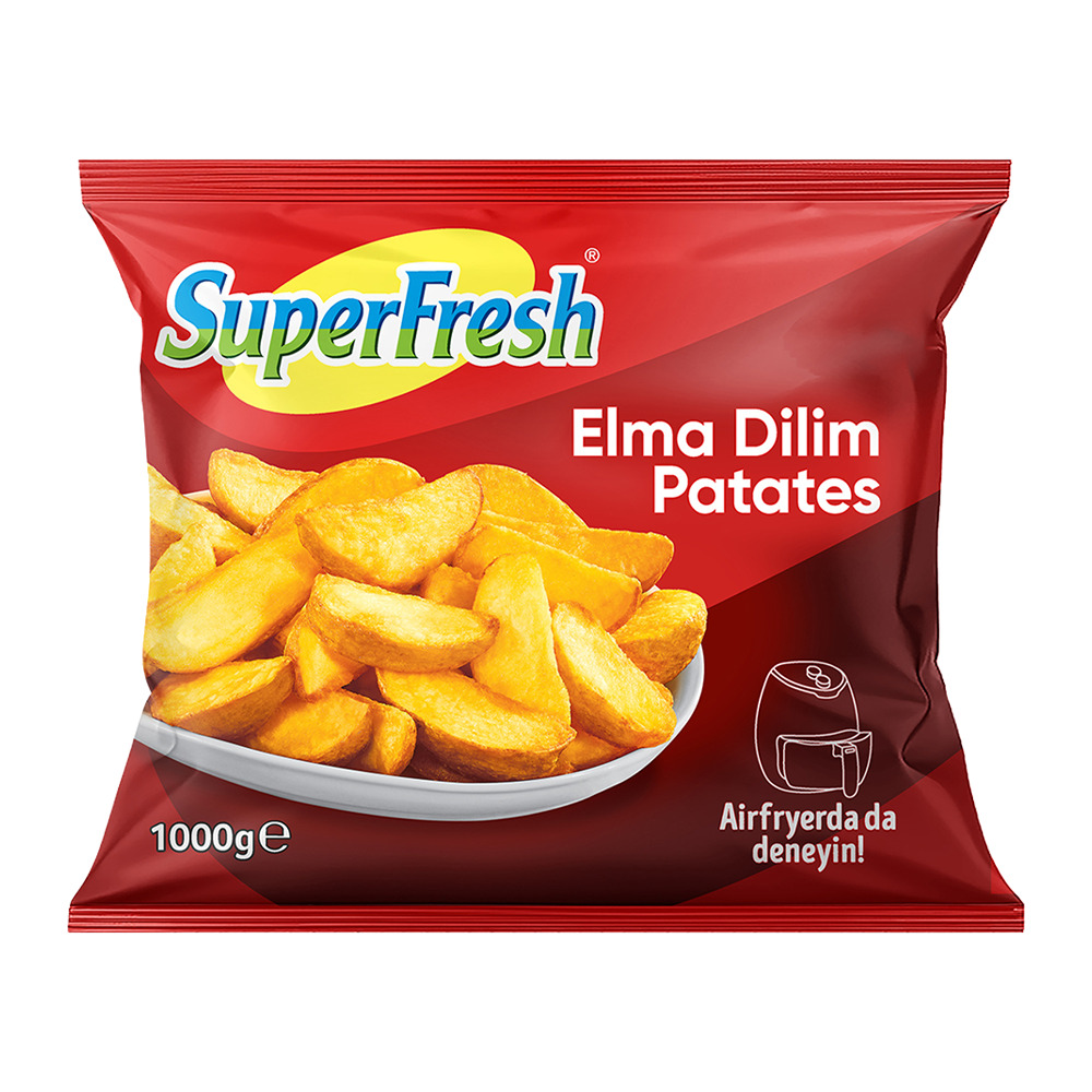 SuperFresh Elma Dilimli Patates 1 Kg.