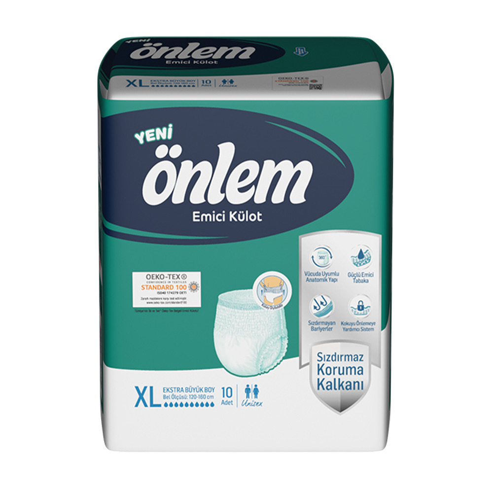 Önlem Emici Külot Hasta Bezi 10Lu Ekstra Büyük Boy