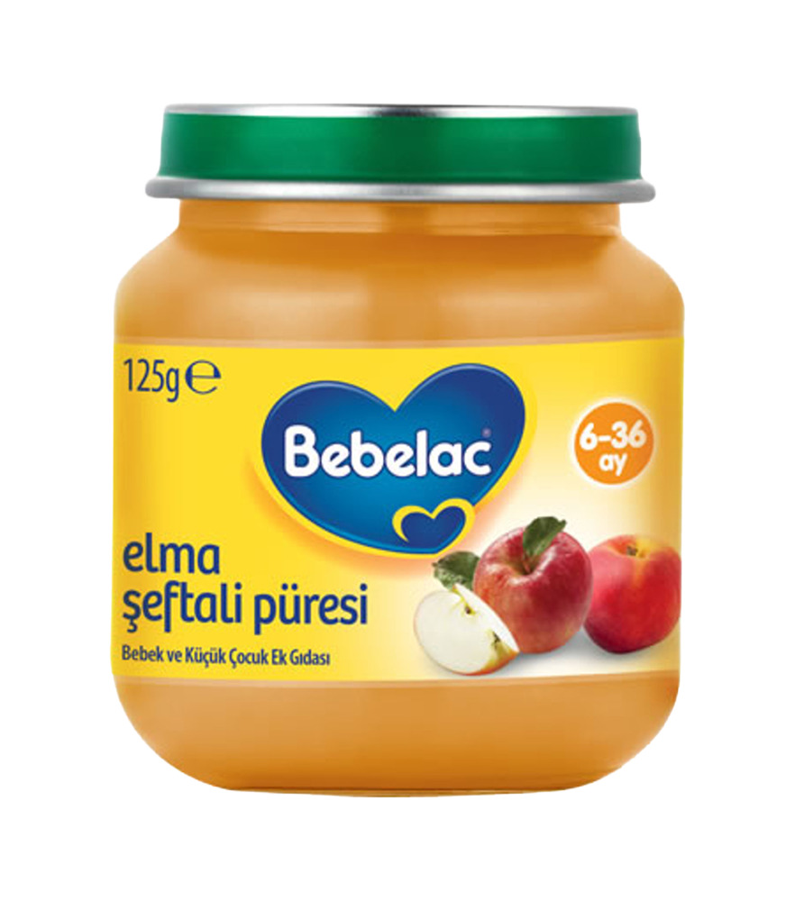 Bebelac Şeftali&Elma Püresi 125 Gr.
