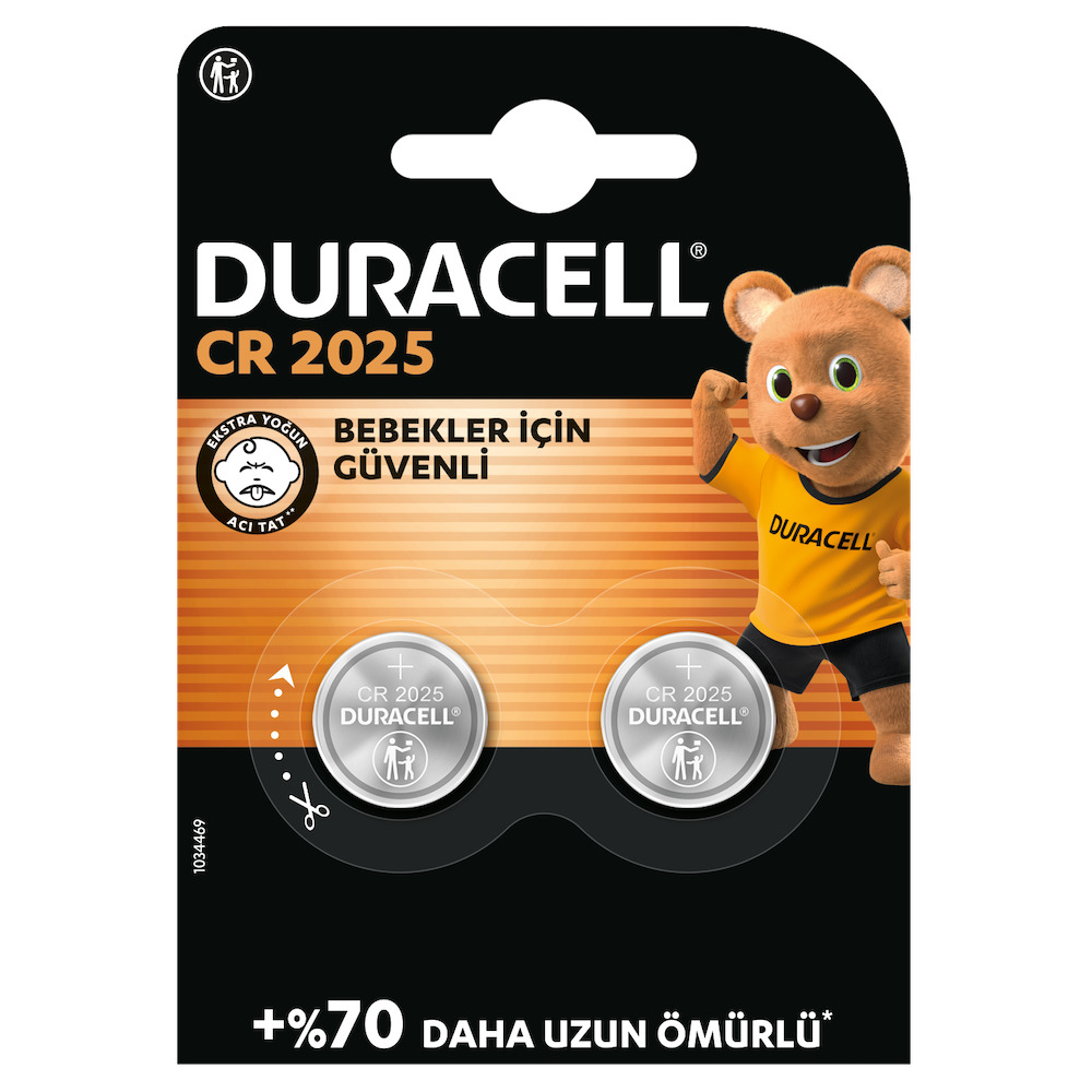 Duracell Düğme Pil 3 Volt 2’li 2025