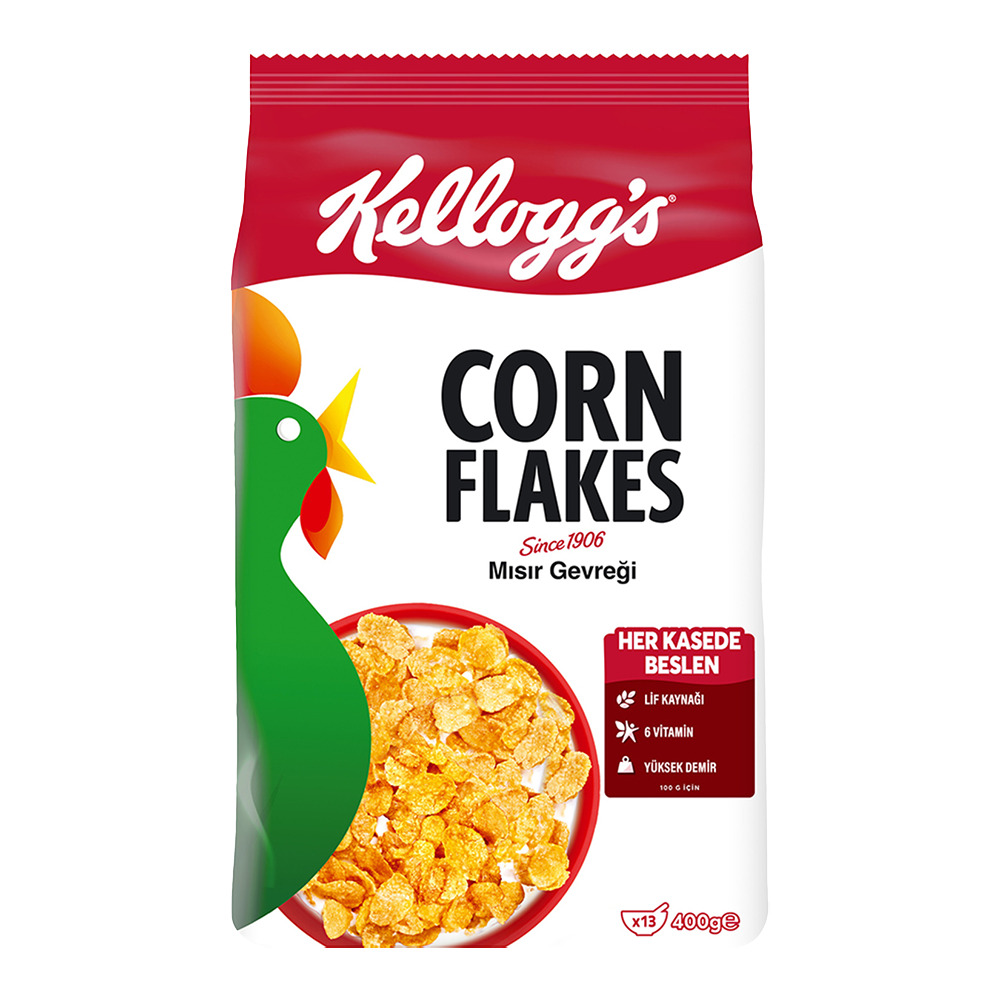 Ülker Kellogg's Corn Flakes Mısır Gevreği 400 Gr