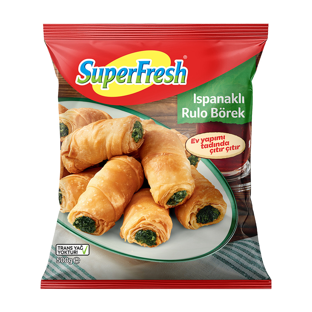 SuperFresh Rulo Börek 500Gr Ispanaklı
