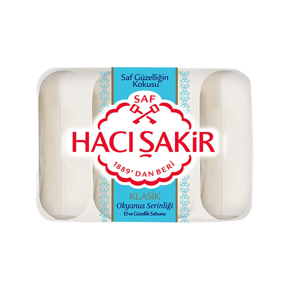 Hacı Şakir Klasik Okyanus Serinliği El ve Güzellik Sabunu 4x70 gr
