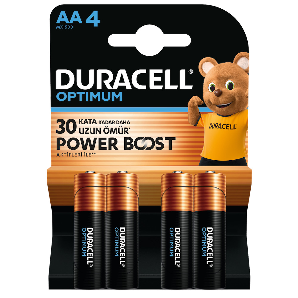 Duracell Optimum Kalem Pil 4'lü AA