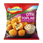 SuperFresh Çıtır Toplar Patates&Ispanak Dolgulu Patates Kroket 360 Gr