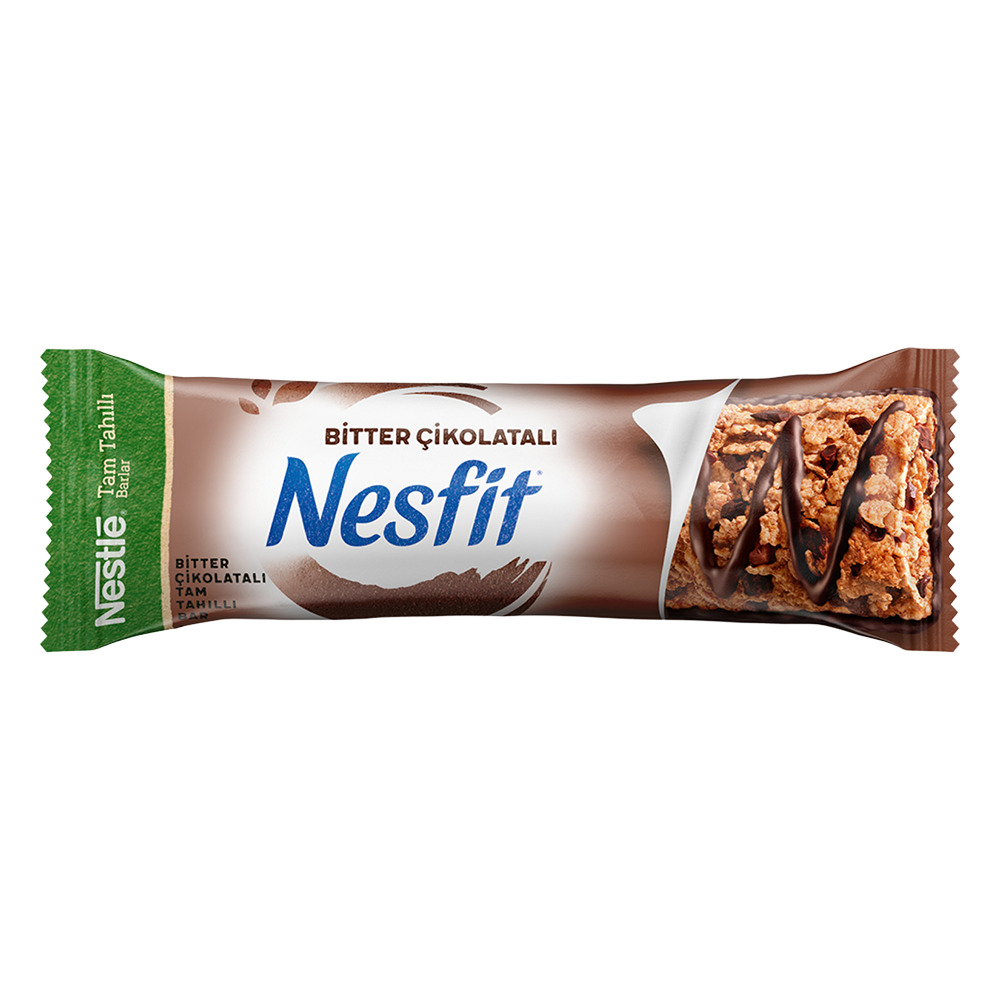 Nestle Nesfit Bitter Çikolatalı Tam Tahıllı Bar 23,5Gr 