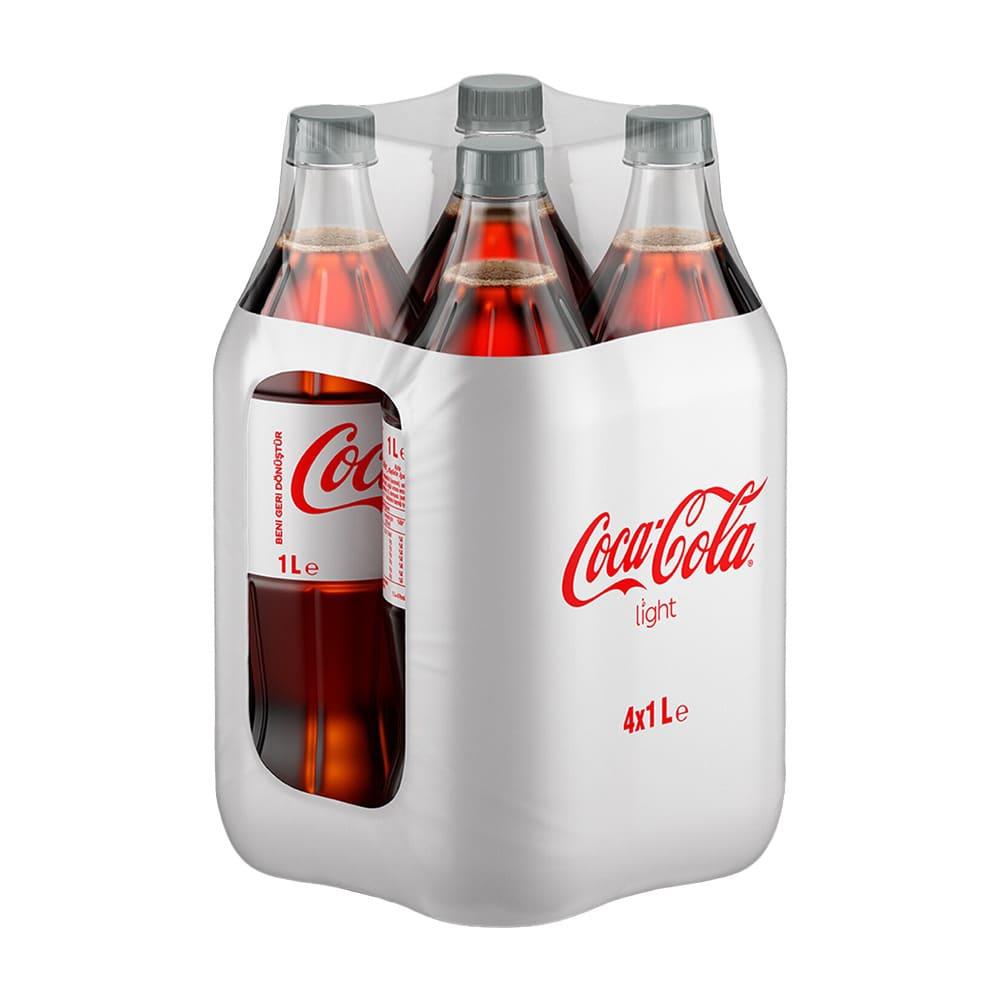 Coca Cola Light 1 Lt Pet 4’lü.